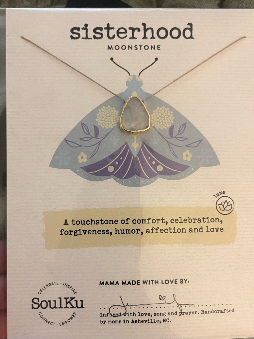 Moonstone String Necklace